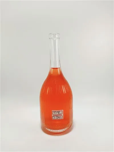 Lasipullo ginille 375 ml kirkas lasipullo